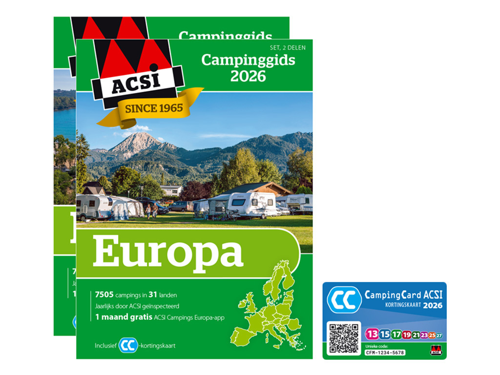 ACSI 2026 Europa campinggids