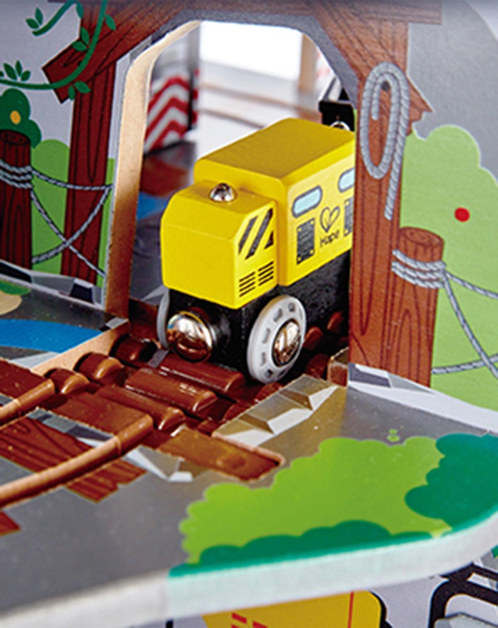 Eisenbahn-Set RIESIGE BERGMINE 34-teilig