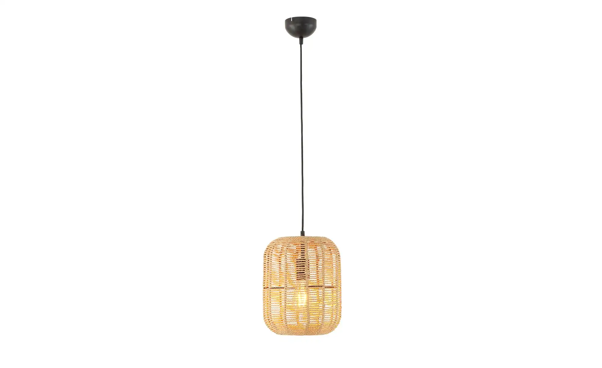 Trio Pendelleuchte, 1-flammig, Sisal braun
