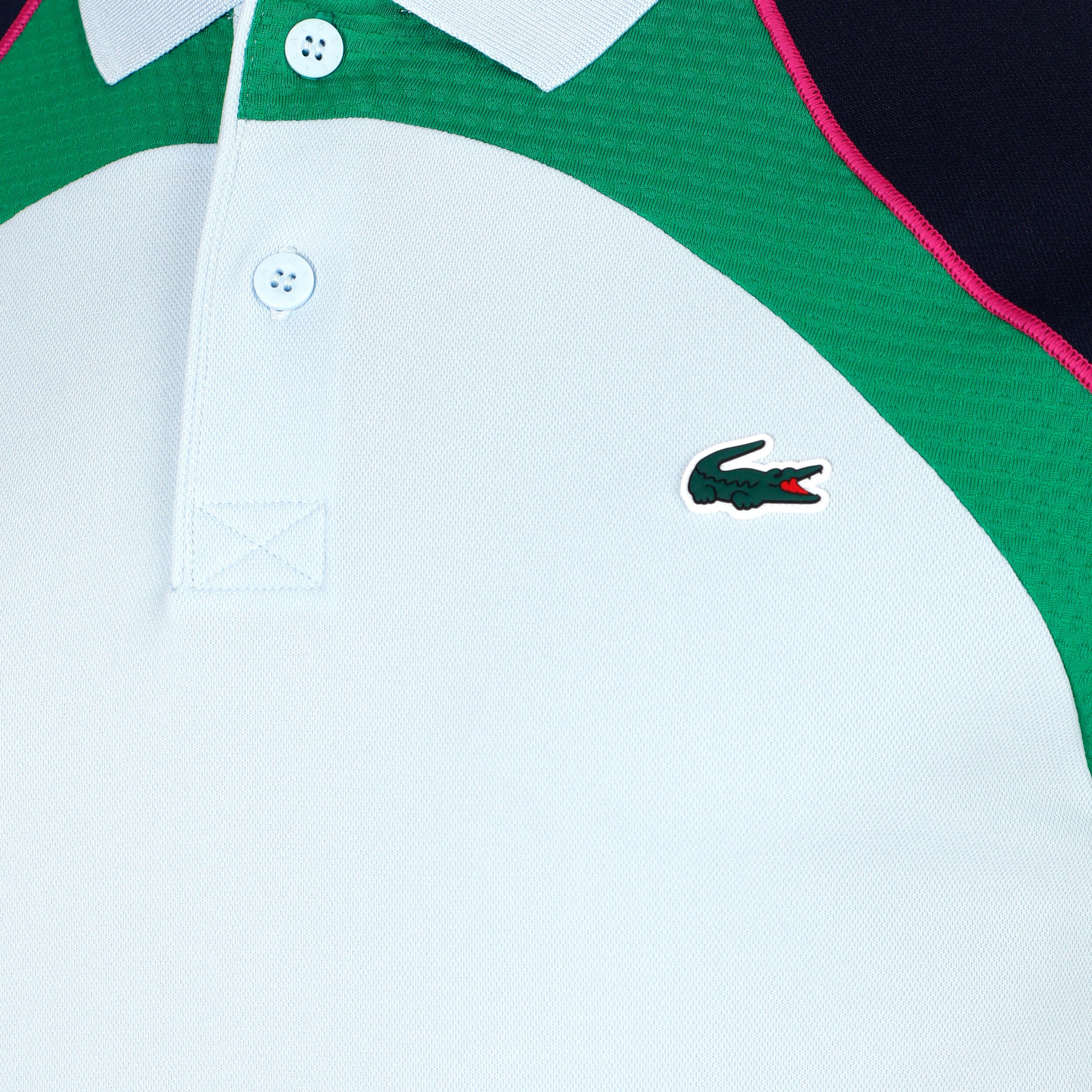 Lacoste Djokovic Polo Hommes - Bleu Clair , Multicouleur