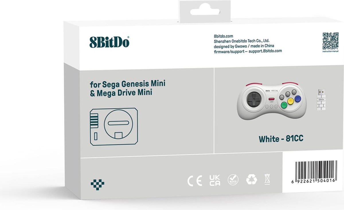 8Bitdo - M30 2.4G - Trådløs Controller Til Switch Pc Android Pi