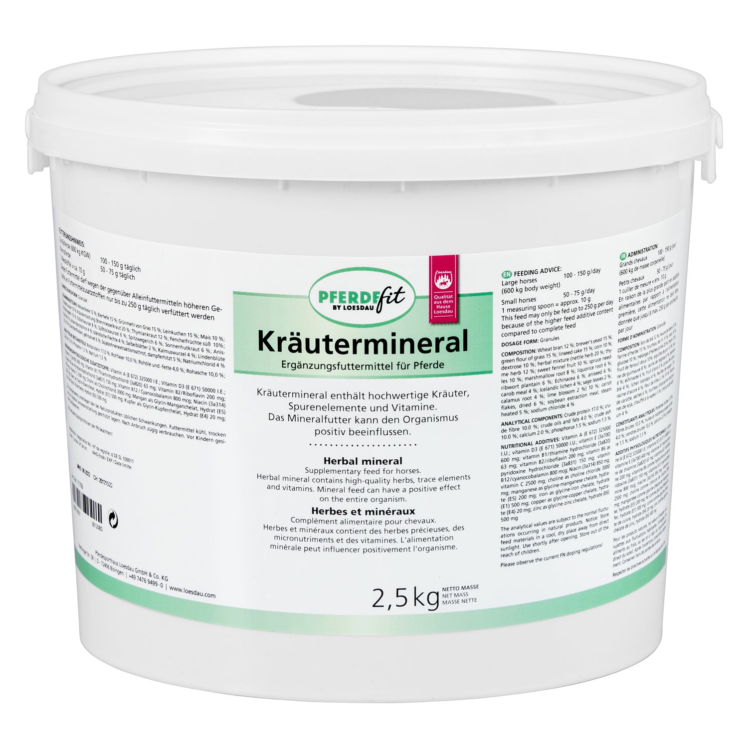 PFERDEfit by Loesdau Kräutermineral  - 2.5 kg
