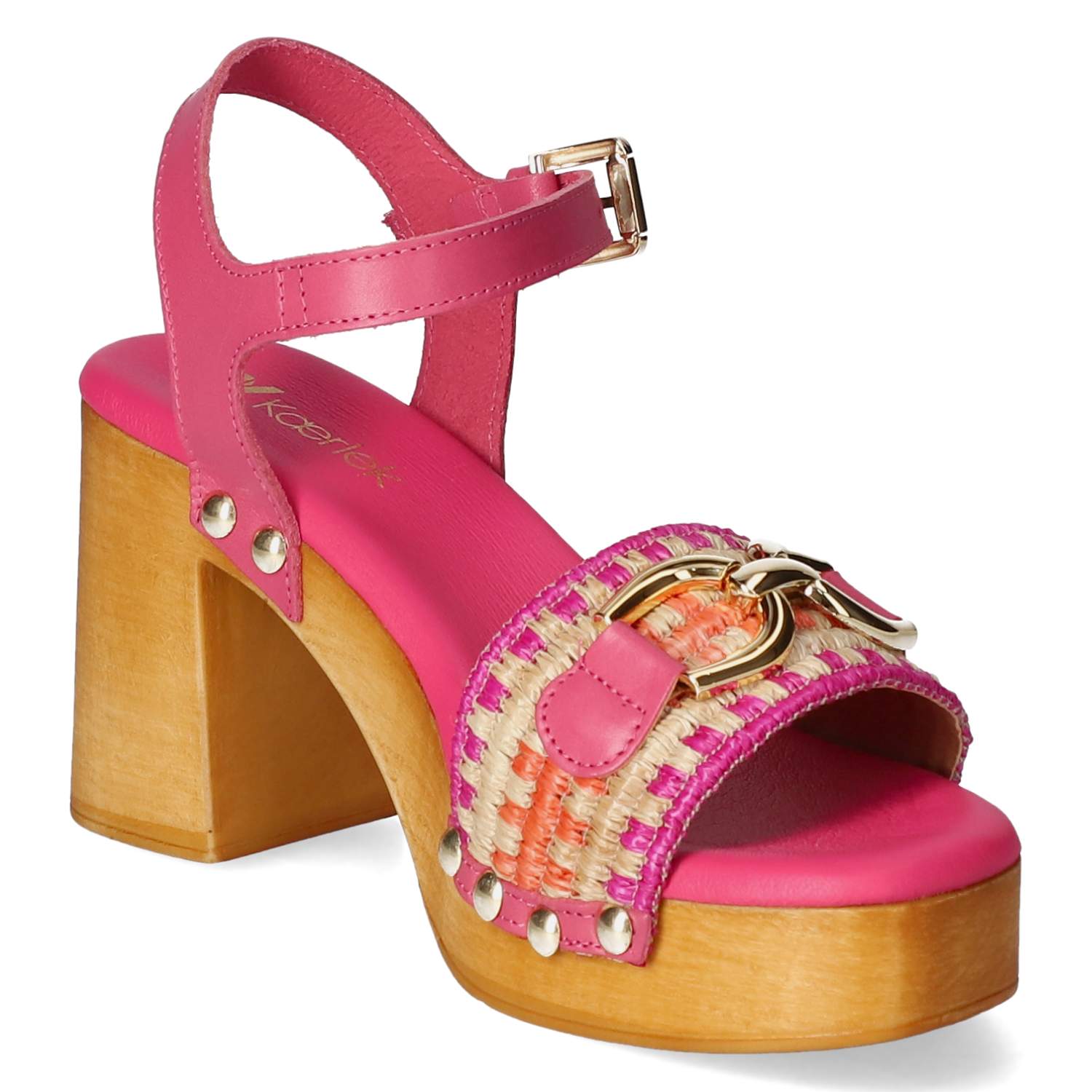 Kaerlek Sandaletten - fuxia arancio/fuxia