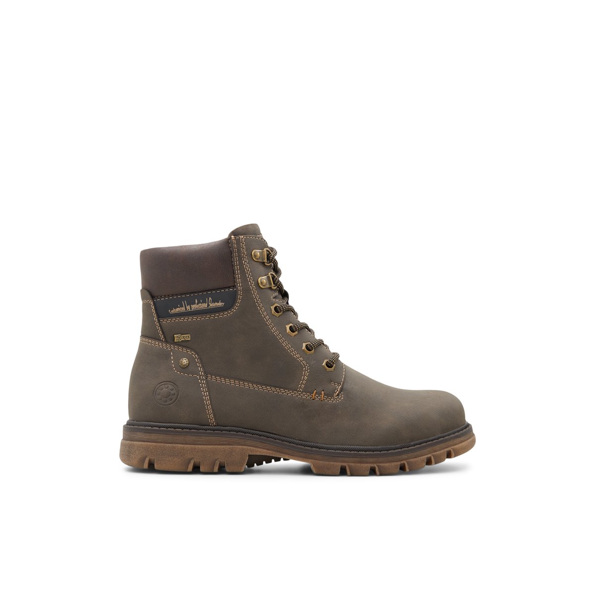 WEEKENDERS-Fimos-Bottes décontractées - Talon plat - Marron Foncé