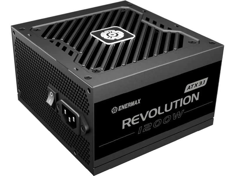 Enermax Netzteil Revolution ATX3.1 1200 W Vollmodulares 1200W Netzteil mit hoher Effizienz und ATX 3.1-Kompatibilität