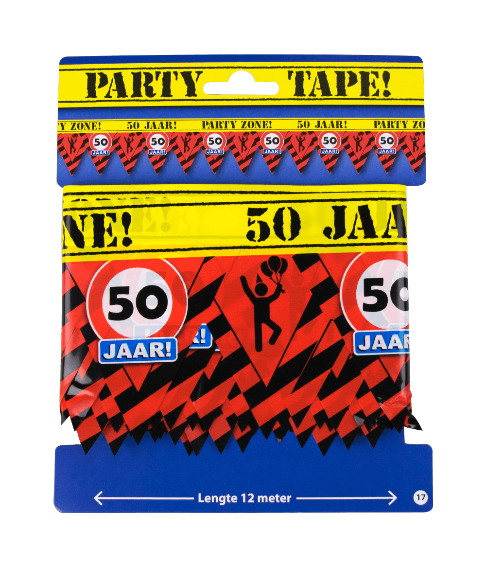 Afzetlint 50 Jaar 12m