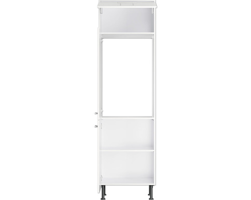 Optifit koelkast ombouwkast voor 88cm inbouwkoelkast Bengt932 BxDxH 60x58,4x211,8 cm wit mat gedemonteerd scharnier omkeerbaar (links of rechts te monteren)