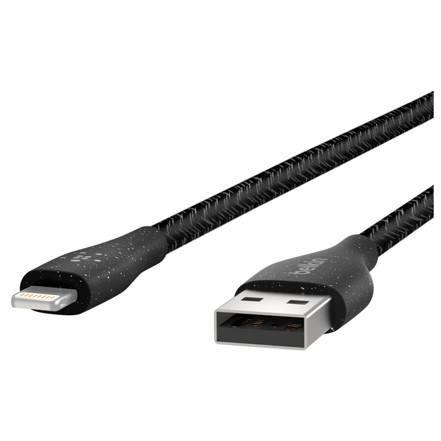 Belkin Câble Duratek Plus USB-A vers Lightning (noir) - 1,2 m
