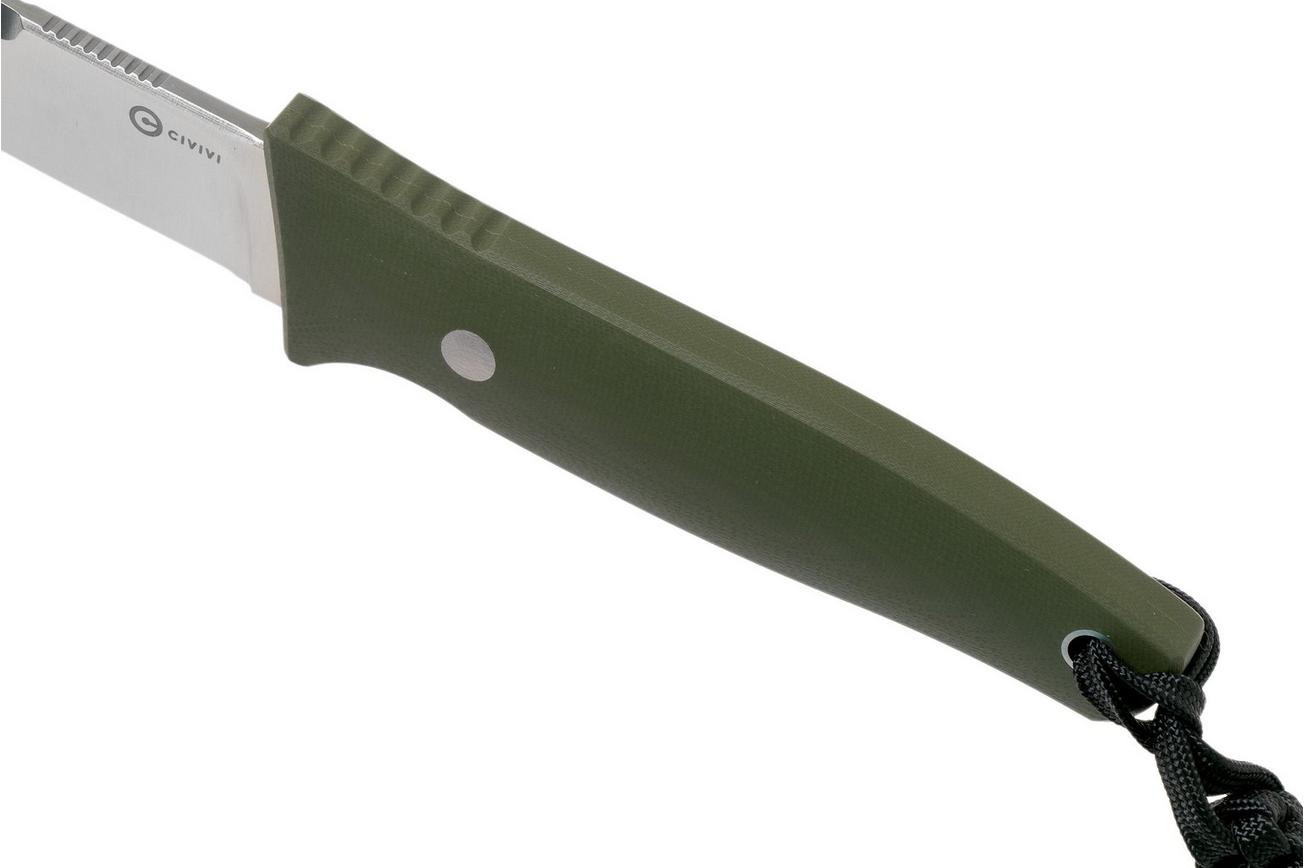 Civivi Tamashii C19046-2 OD Green G10 vaststaand mes, Bob Terzuola design