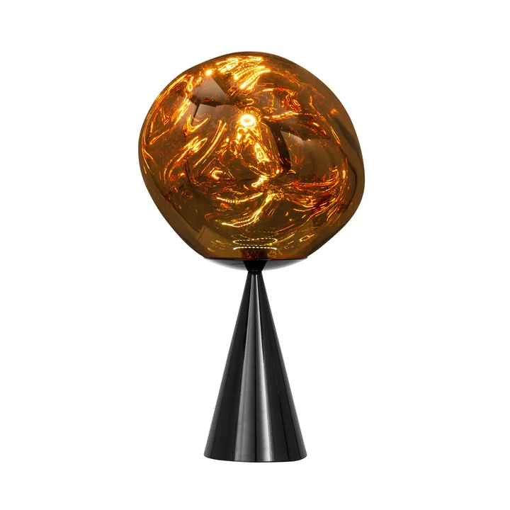 Tom Dixon - Melt Cone Fat LED Tischleuchte, kupfer / schwarz