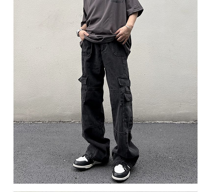 Zentrus - Cargojeans met hoge taille