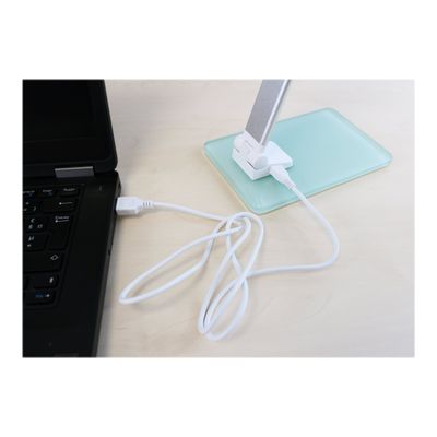 Unilux - Lampe de bureau pliable Popy - LED - socle en verre