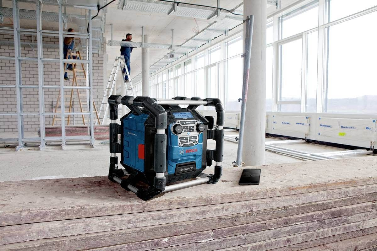 Bosch GPB 18V-5 SC Li-ion accu bouwradio body - DAB  & Bluetooth - 06014A4100