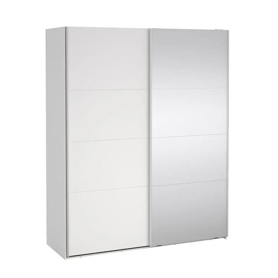 Hioshop Catania schuifdeurkast 2 deuren 180x220cm wit