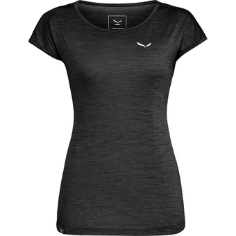 Salewa Puez Melange Dry T-Shirt Black Out Melange Damen