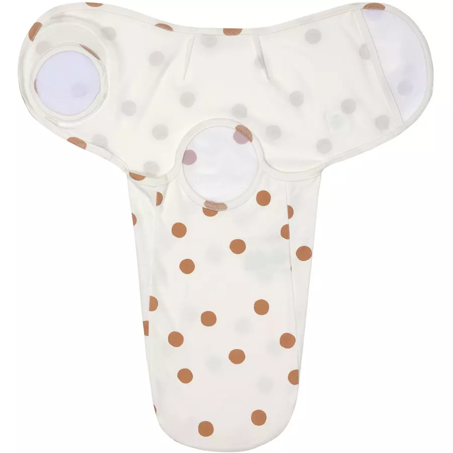 LÄSSIG Pucksack Big Dots weiß