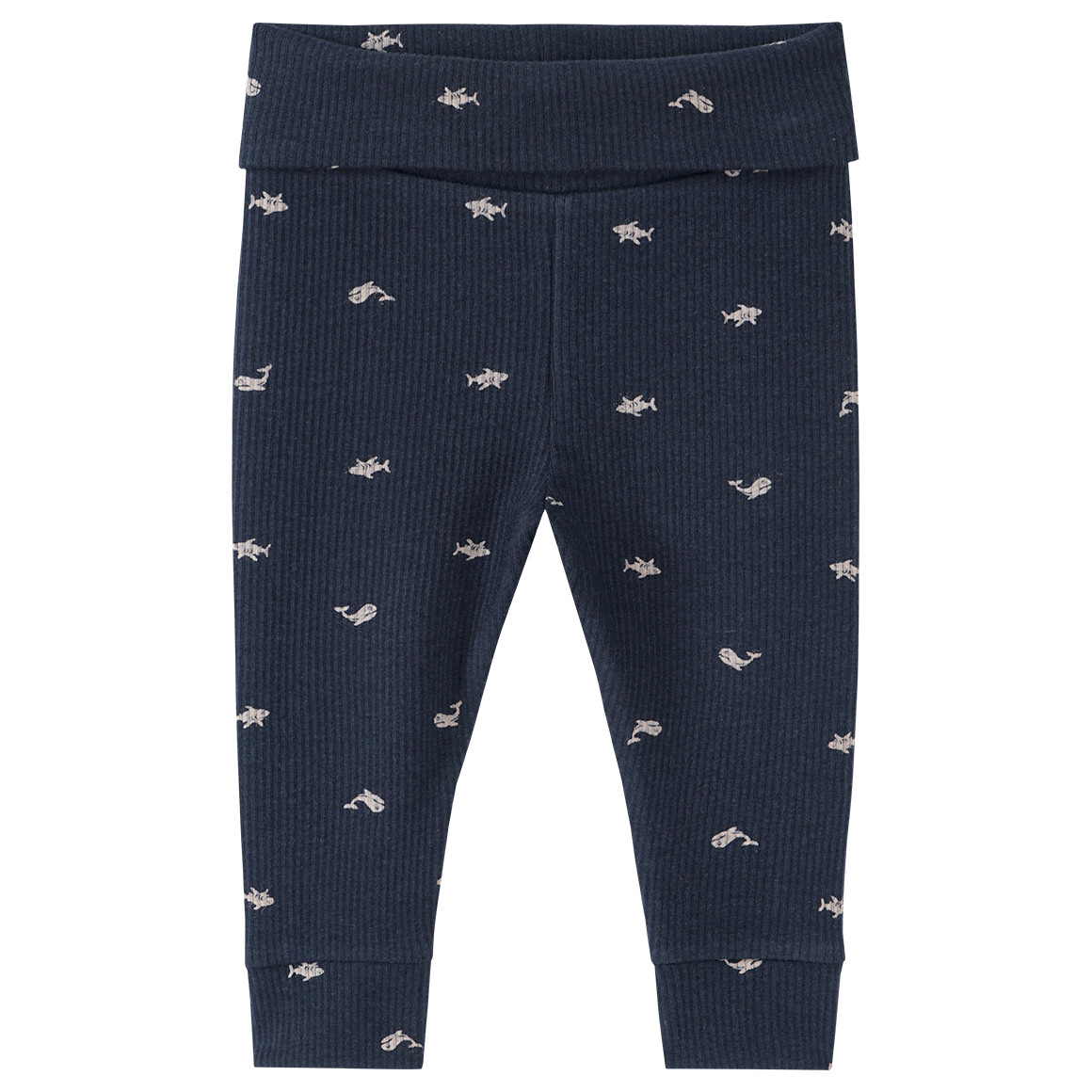 Topomini Baby Jogginghose mit Hai-Allover dunkelblau