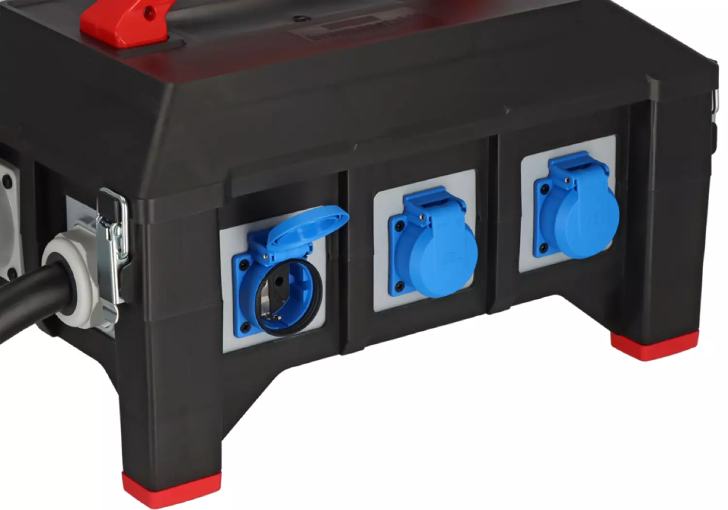 Brennenstuhl Professional BSV 5-63A rubber stroomverdeler - H07RN-F 5G16,0 1xCEE32A 2x16A, 6x230V - 2m