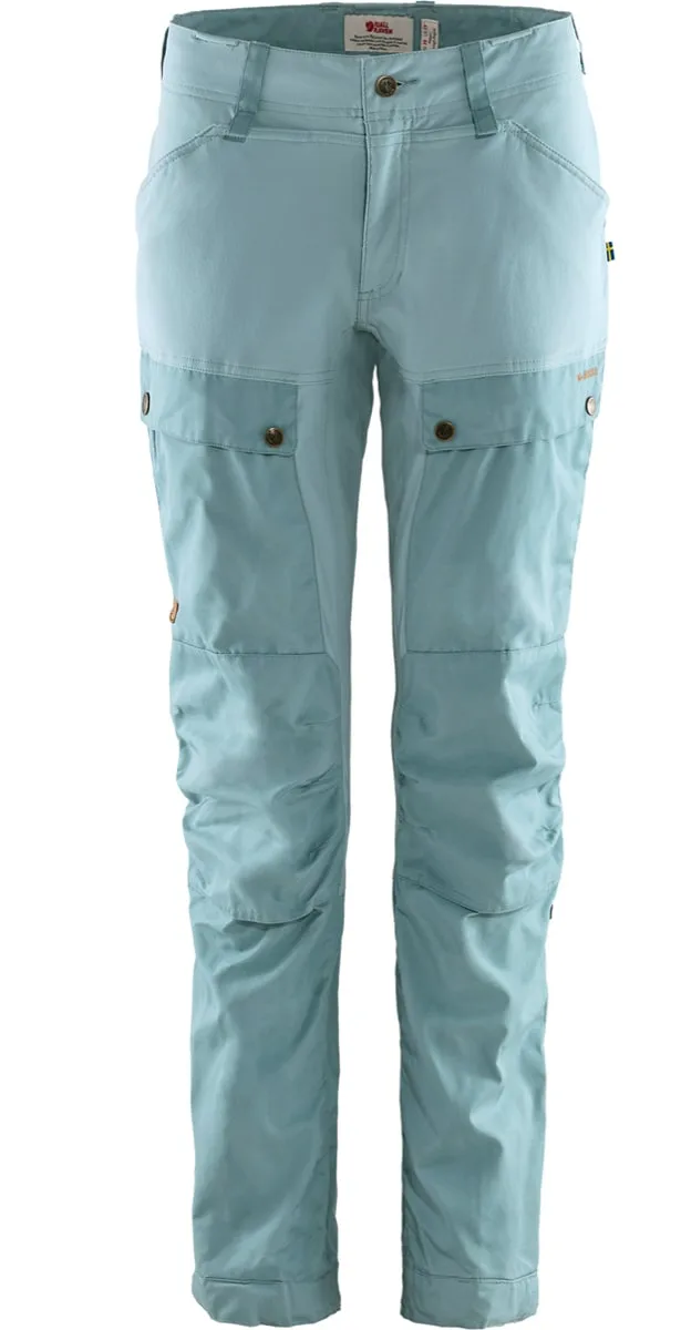 Fjällräven Women's Keb Trousers Curved Clayblue/Mineralblue