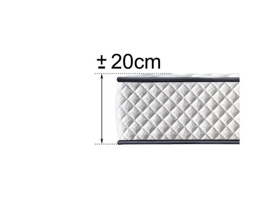 DAGOSTINO HOME - Matelas 140x190 hr ferme | h20 été-hiver