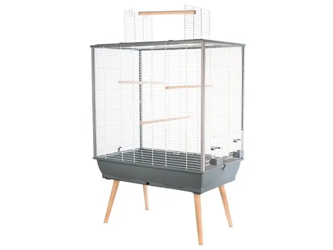 Zolux Neo Jili H80 Grey, bird cage, 78x81x48cm