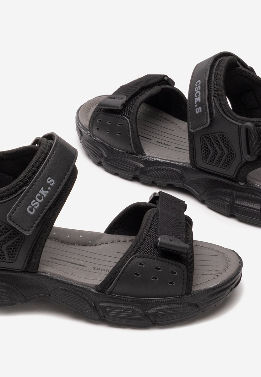 Sandales pour garçons noires Spunky
