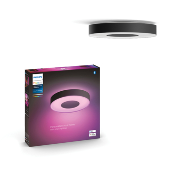 Philips Hue plafondlamp WACA Infuse zwart38 cm