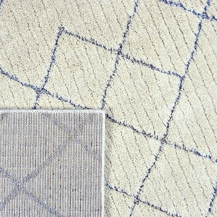 Zacht vloerkleed - Oceane Tiles Creme