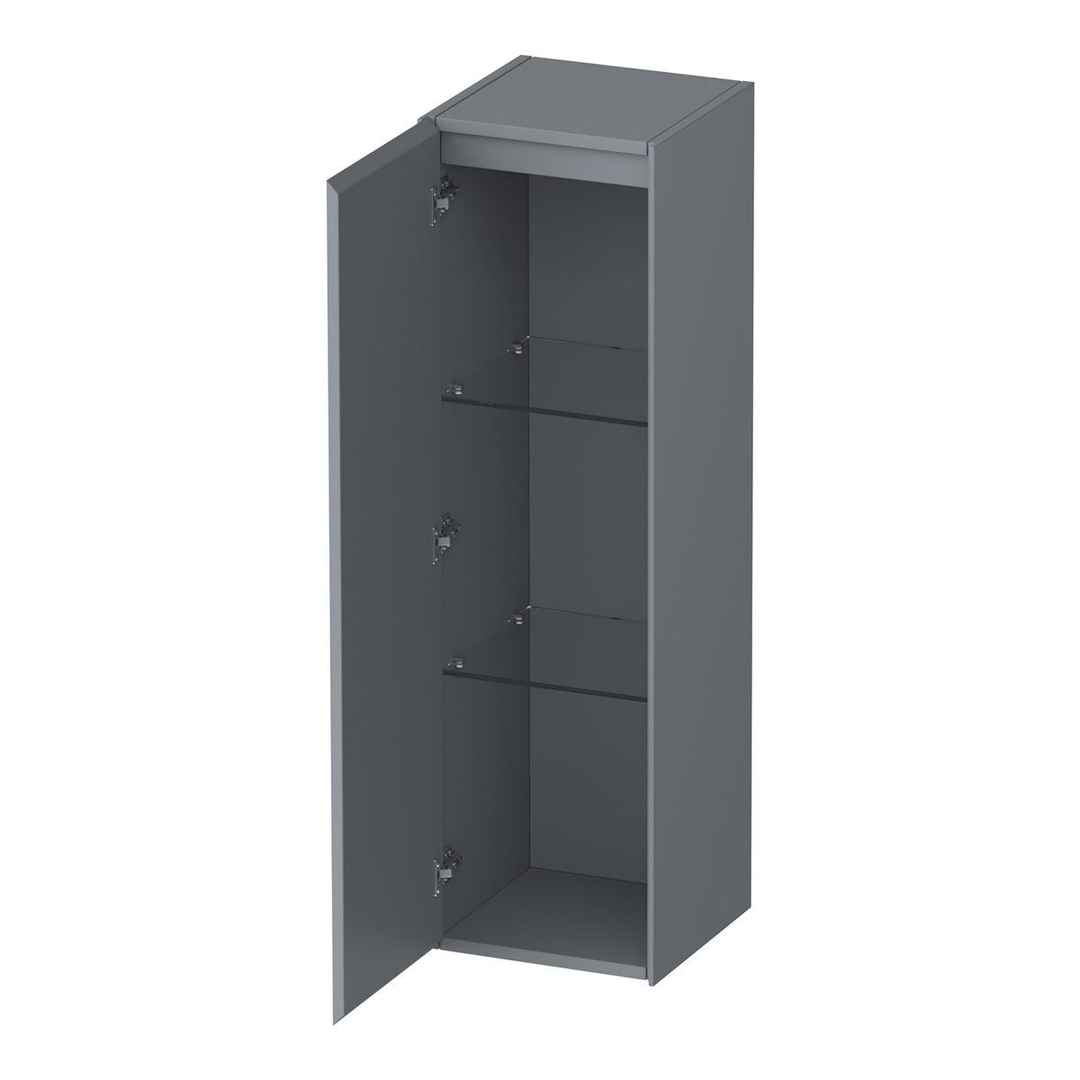 Brauer Inspire kolomkast 120cm linksdraaiend grijs mat