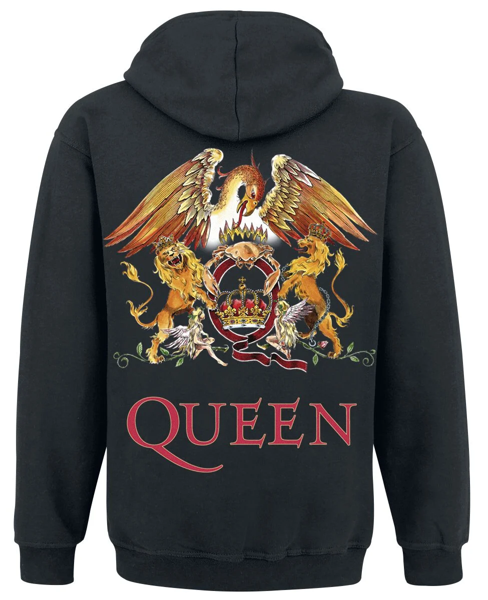 Blason Vintage | Queen Sweat-shirt à capuche