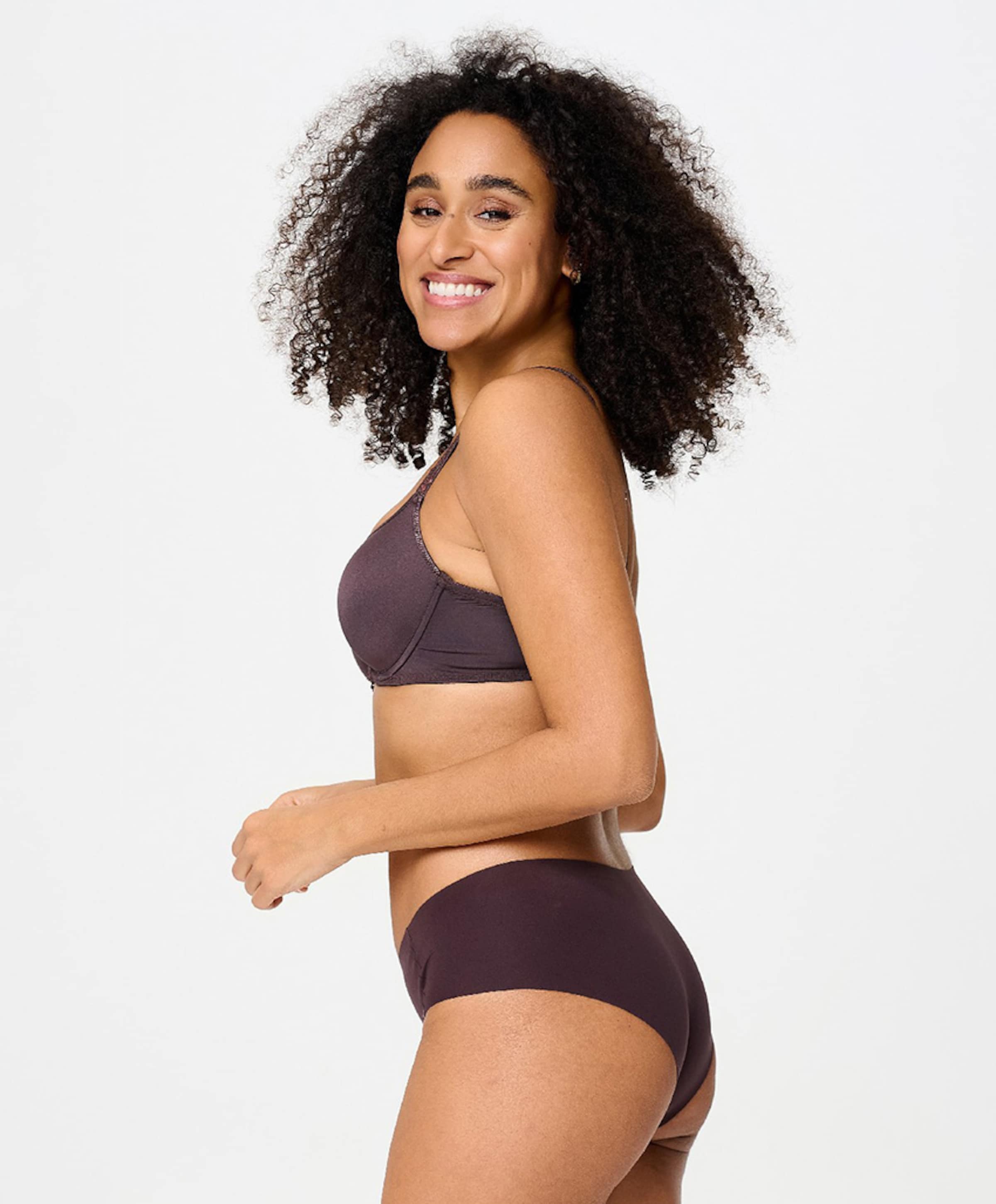 LingaDore Dames slip bruin