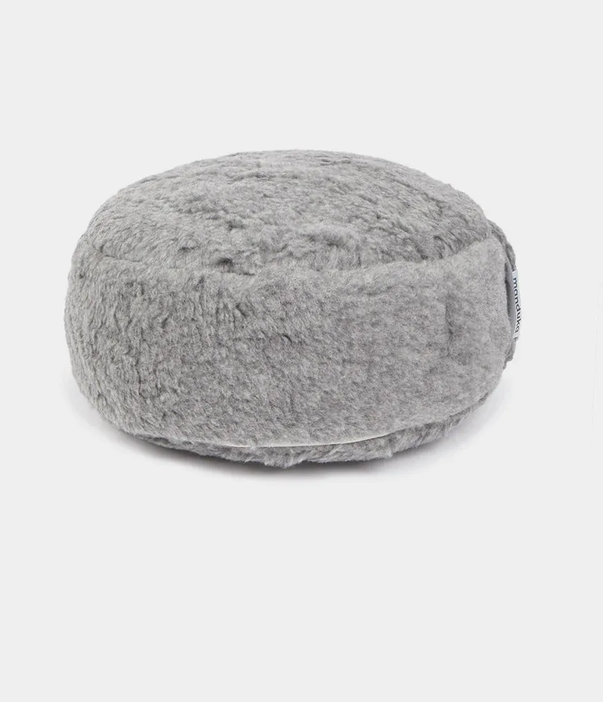 Manduka Wool Meditation Cushion Gry