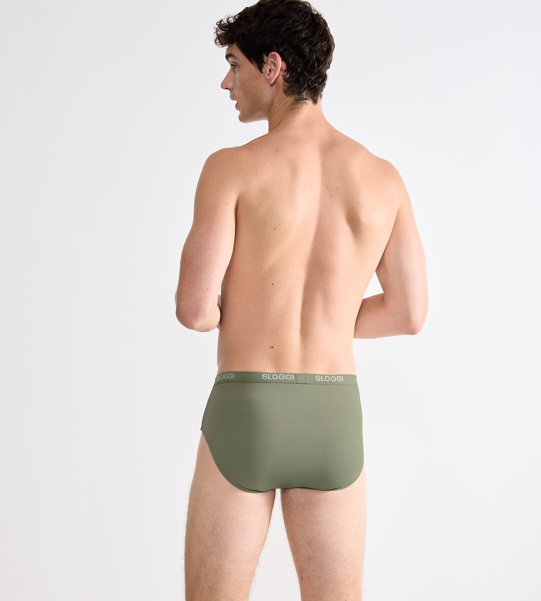 SLOGGI<br>Vestido midi masculino básico em katoen elástico