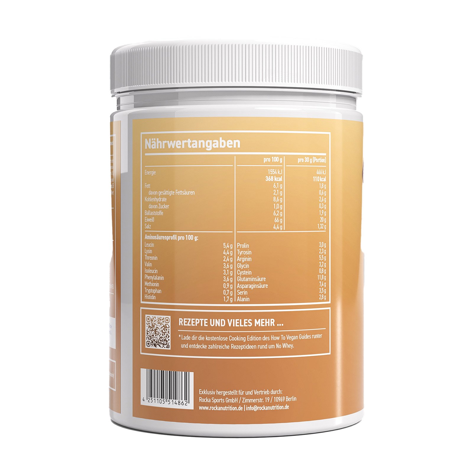 Rocka No Whey Chocolate Peanut Protein