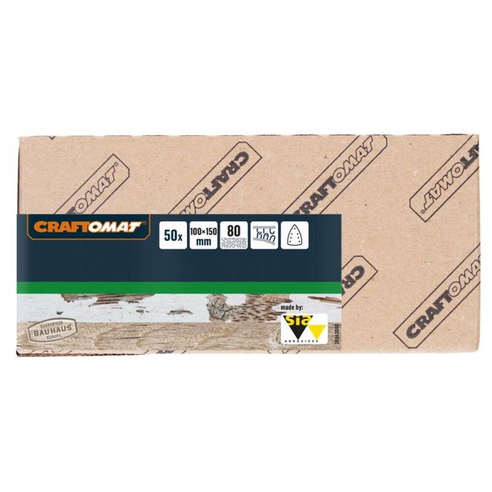 SLIPEPAPIR CRAFTOMAT K80 150X100MM 50STK