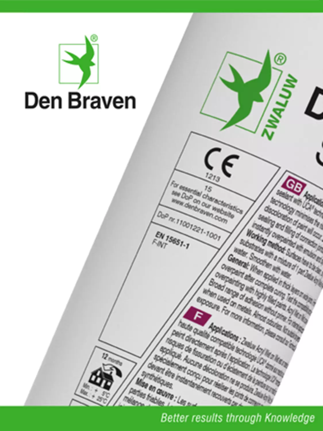 Den Braven Zwaluw Wet on Wet 310ml koker
