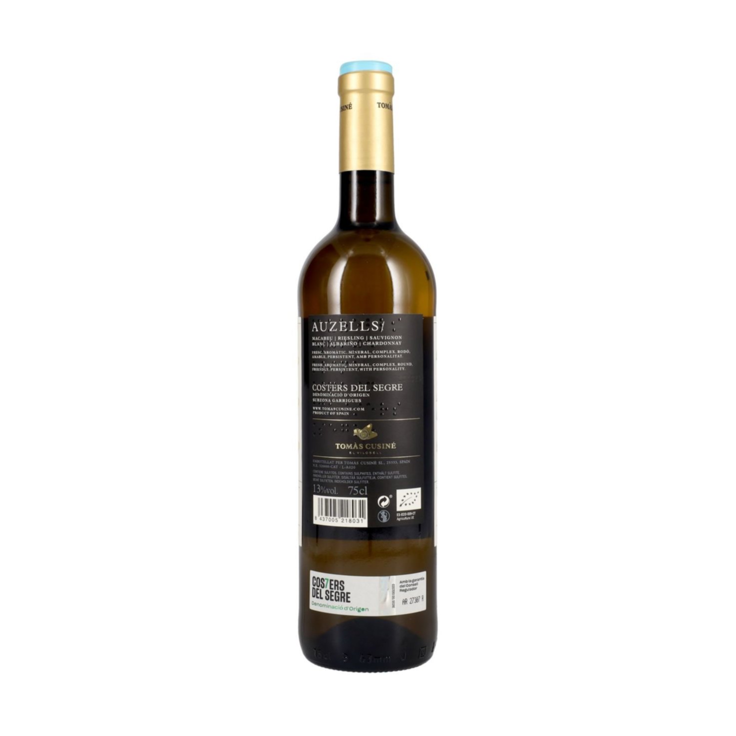 Costers del Segre Auzells Tomàs Cusiné -75cl