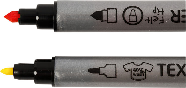 Creativ Company Tekstiltusch, streg 2,3 3,6 mm.