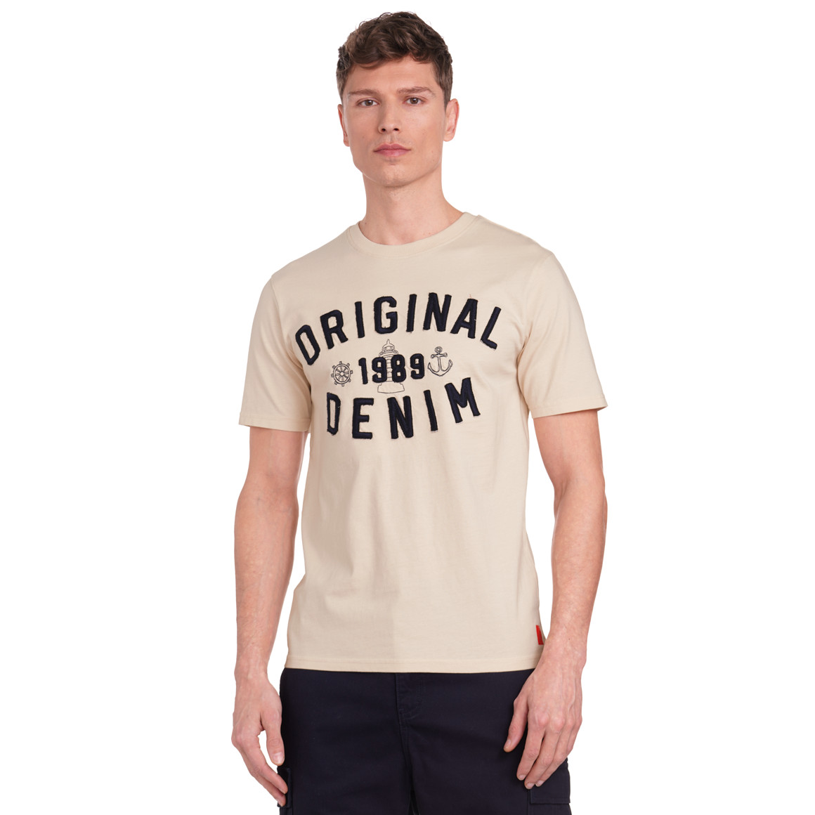 VanVaan Denim Herren T-Shirt aus Bio-Baumwolle beige