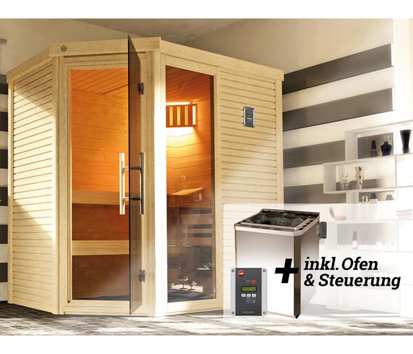 Weka Sauna Cubilis Gr. 2 Spar-Set inkl. Ofen,