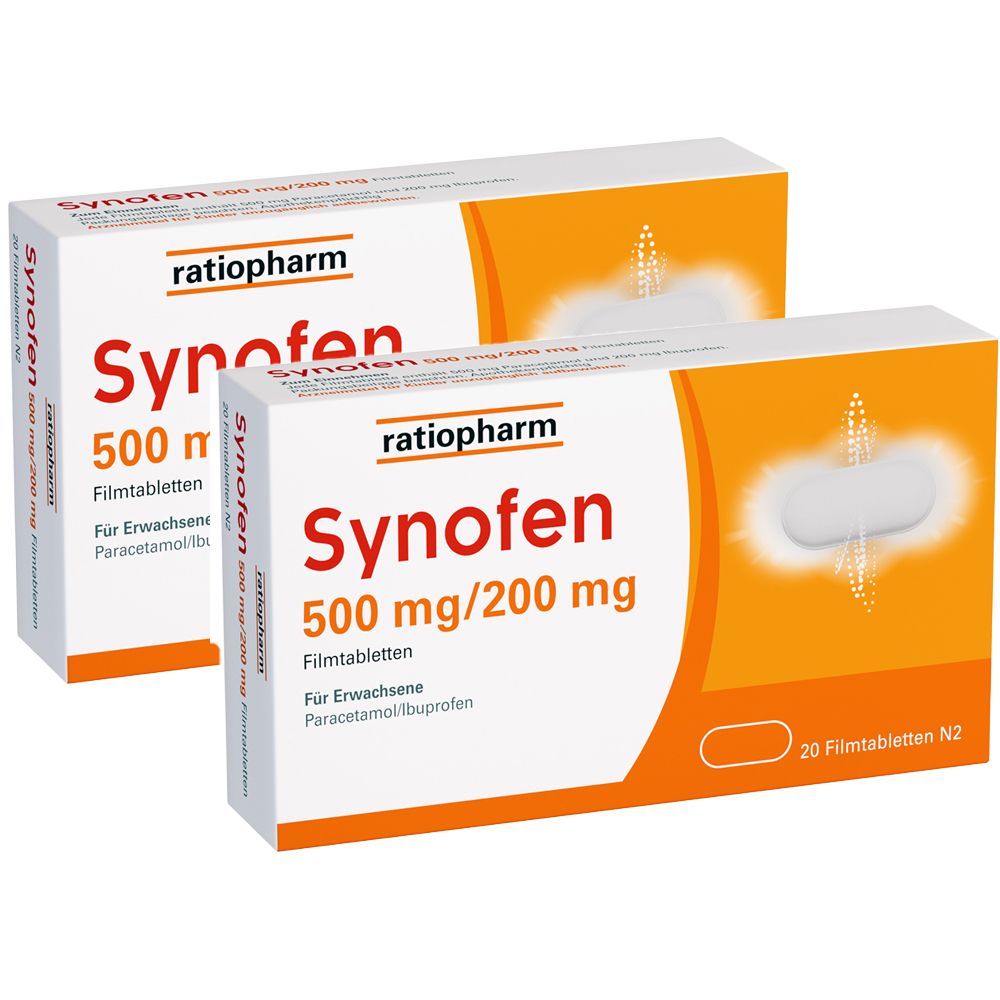 Synofen - mit Ibuprofen und Paracetamol
