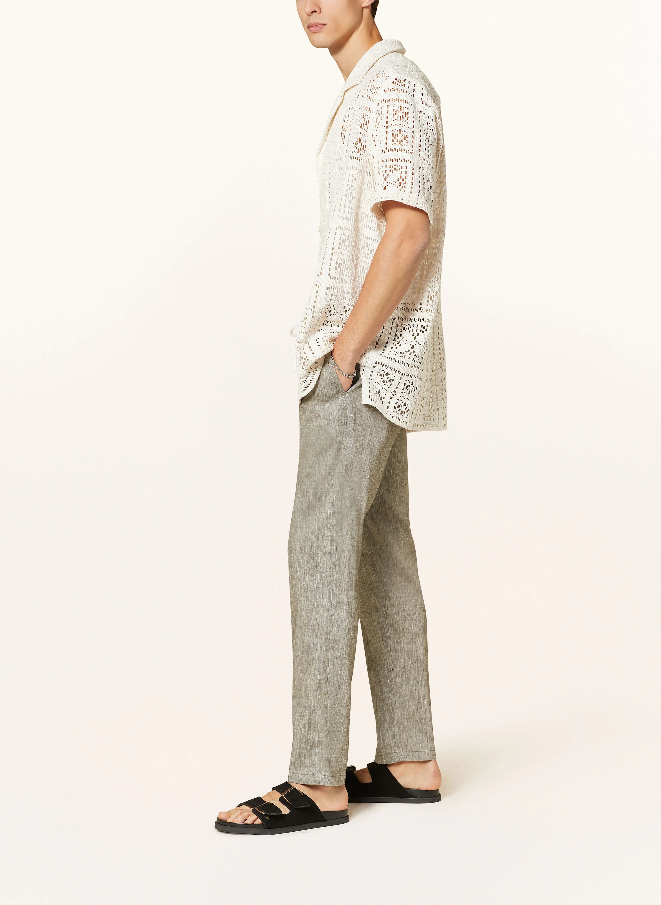 DRYKORN Hose DEGER im Jogging-Stil Regular Fit mit Leinen