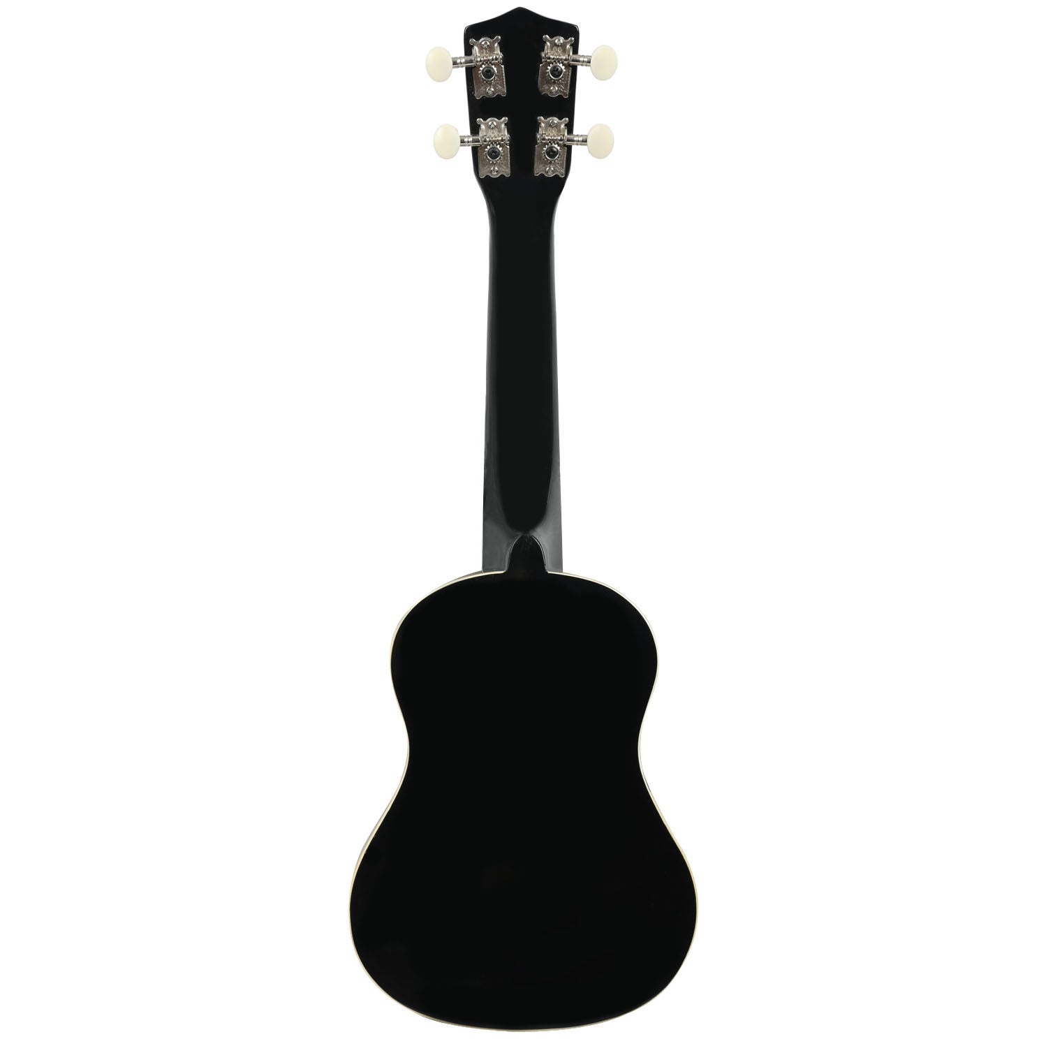 Fazley K21B-W sopraan ukelele zwart