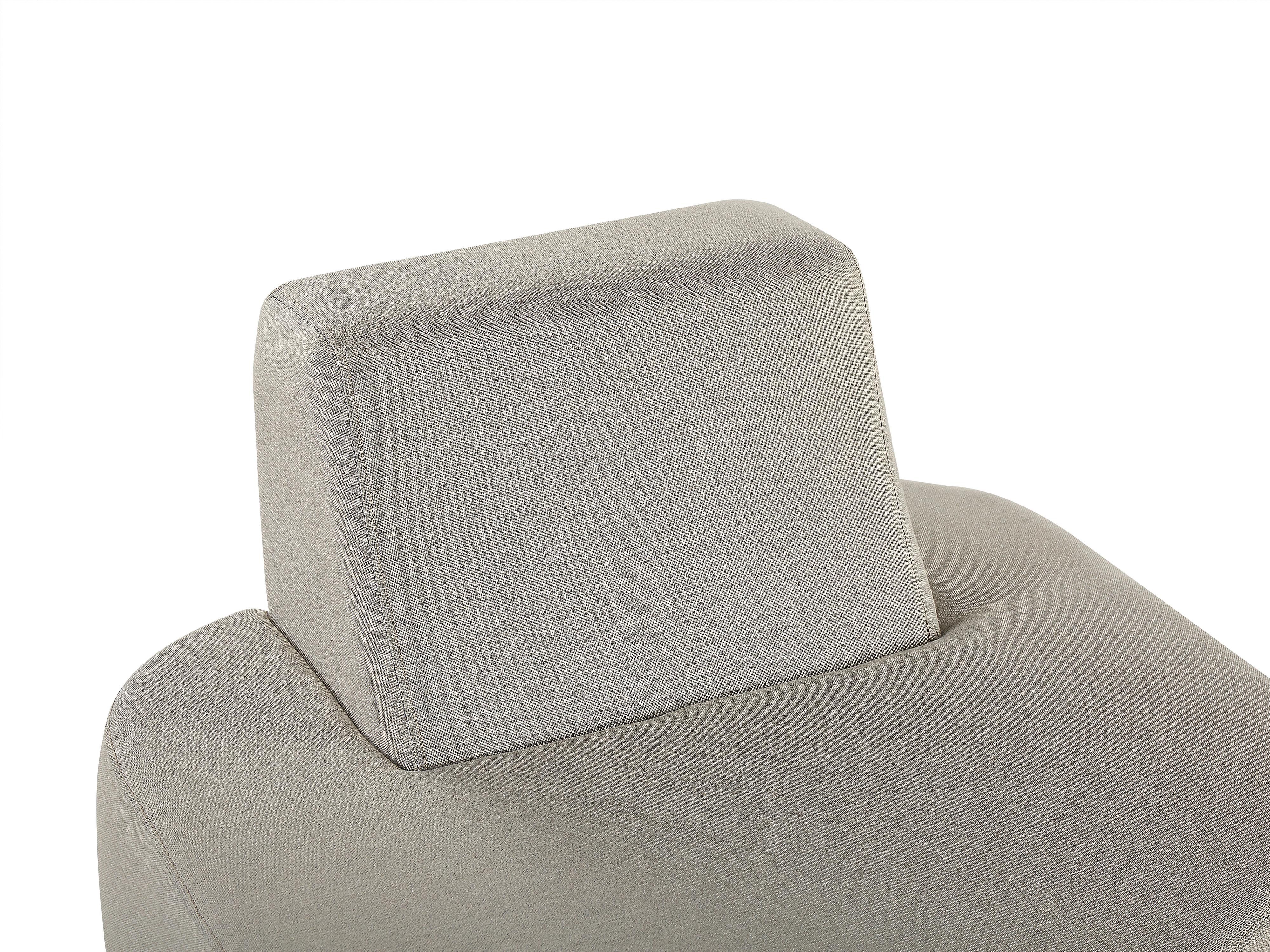 Loungeset met tafel 4-zits FABRO modulair Lichtgrijs
