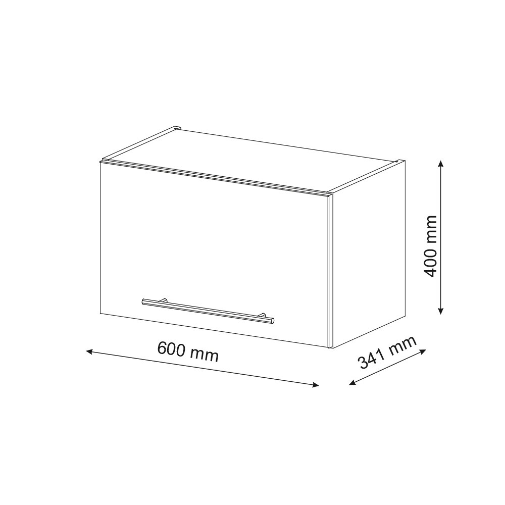 Vicco Hängeschrank Küchenschrank Küchenmöbel Fame-Line Anthrazit Grün-Gold Landhaus 60 cm Küche Einbauküche Hängeschrank Klapptür Dunstabzugshaube Küchenzeile