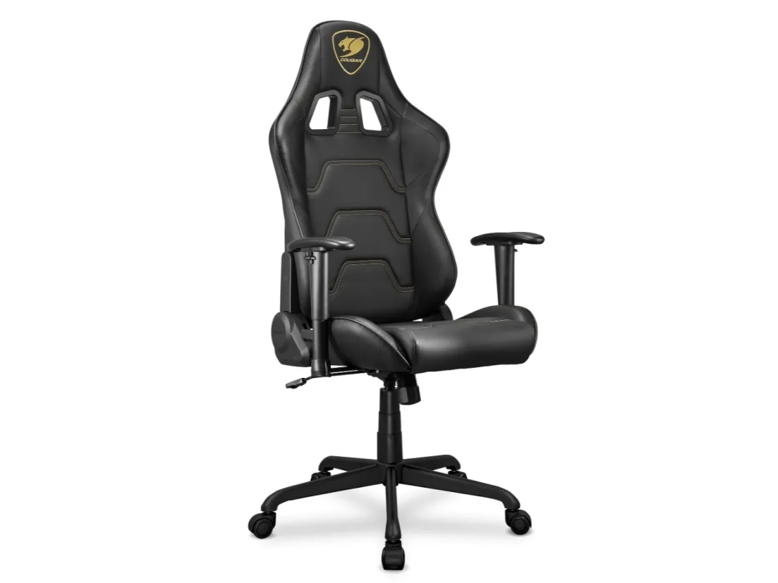 COUGAR Gaming Silla Armor Elite Royal, PC gamingstol, 120 kg, Polstret sæde, Polstret ryglæn, Sort, Stål