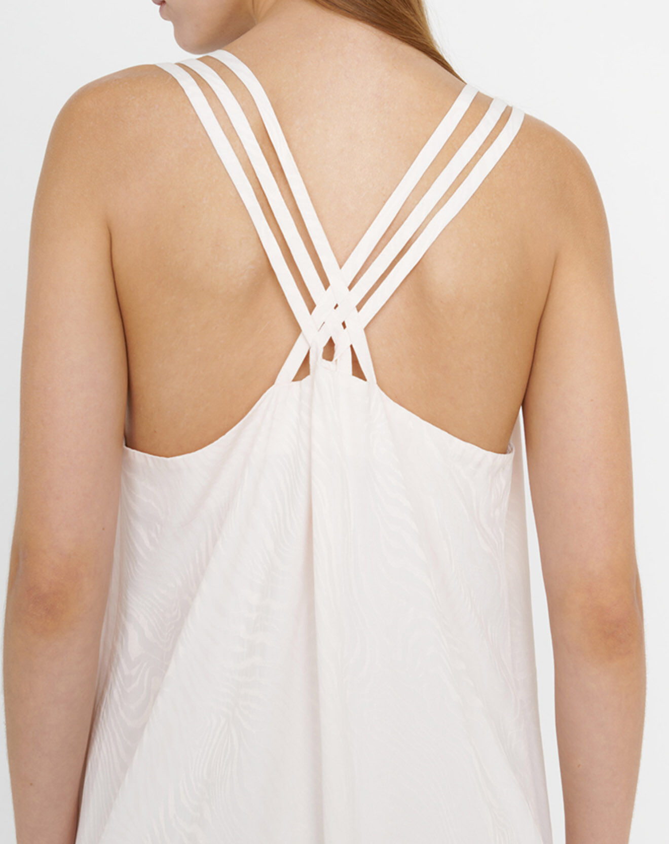 Zapa Robe Rishan imprimée zèbre nude