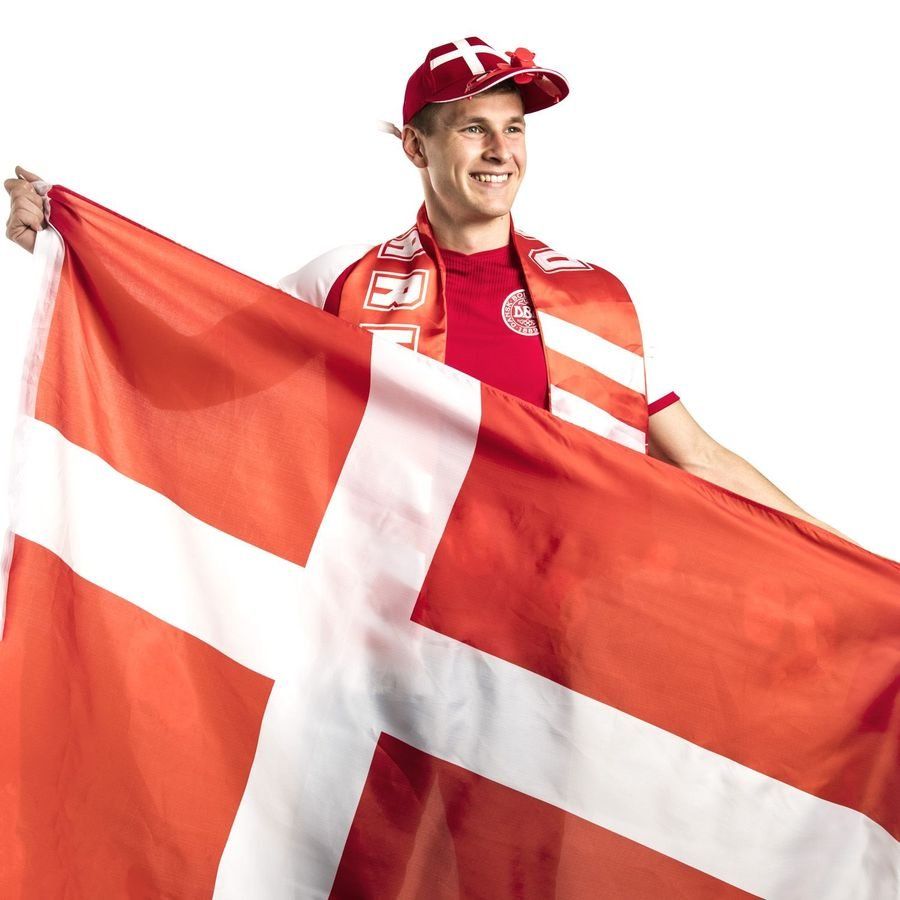 Danemark Casquette - Rouge/Blanc