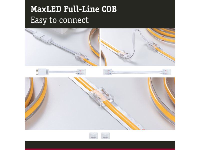 Paulmann Verbindungskabel MaxLED Full-Line COB Connector Se Connector Set Full-Line COB