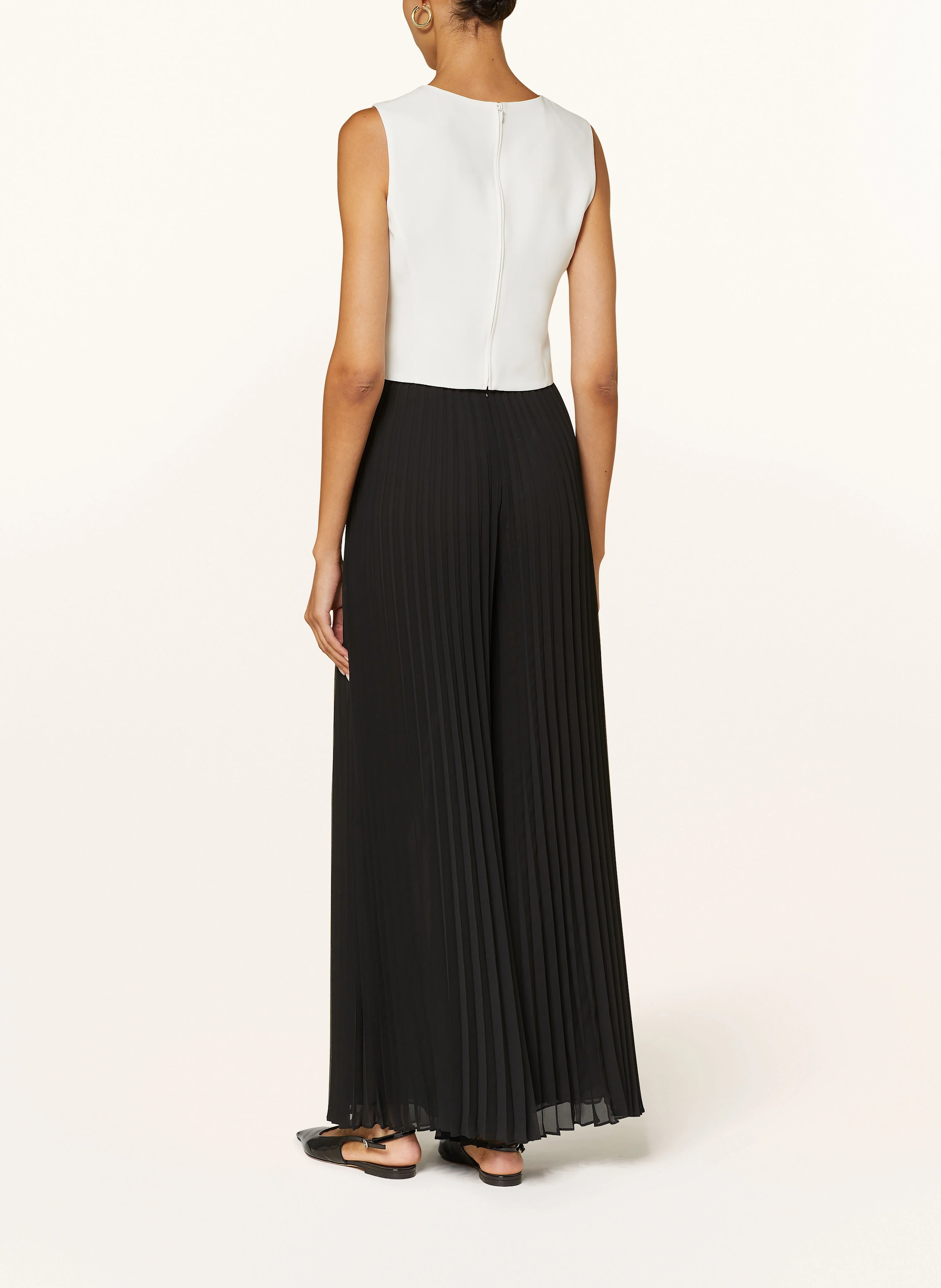 EMPORIO ARMANI Marlenehose aus Plissee